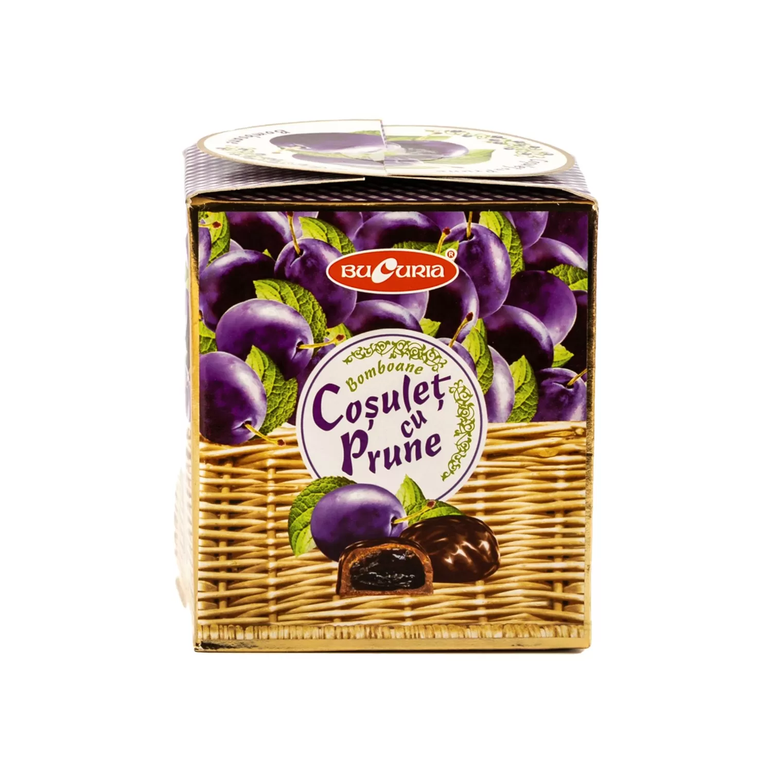 Bucuria box candies BASKET with PLUMS 200g